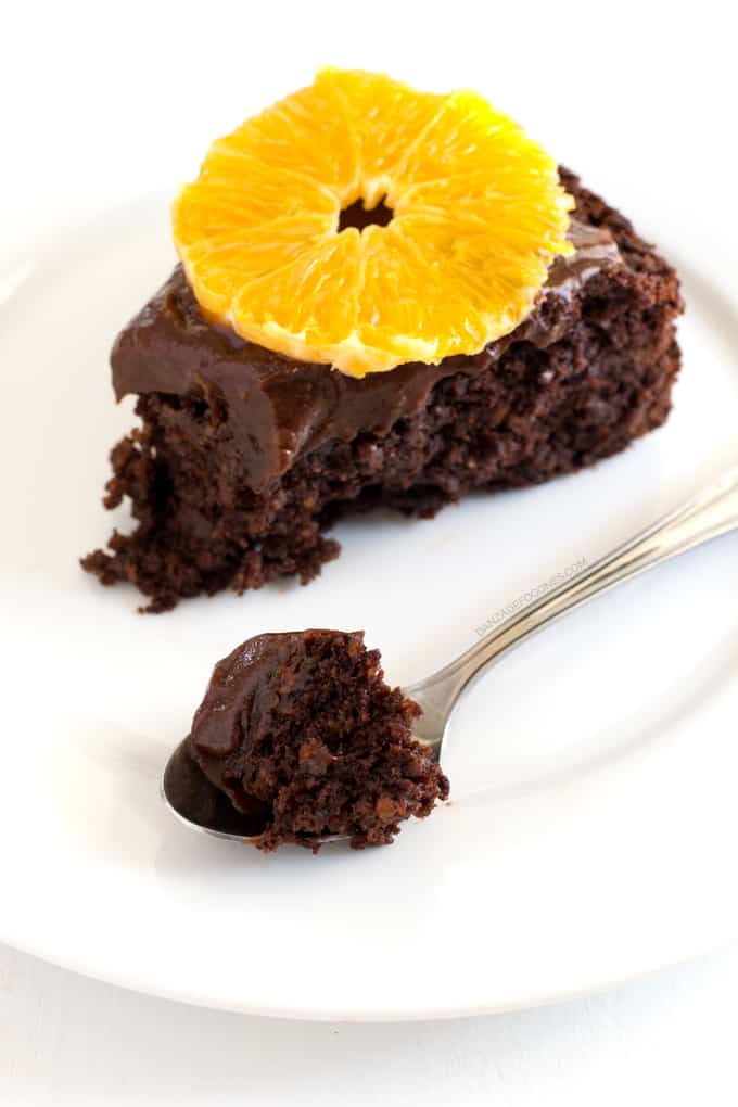 Tarta Vegana de Chocolate y Naranja