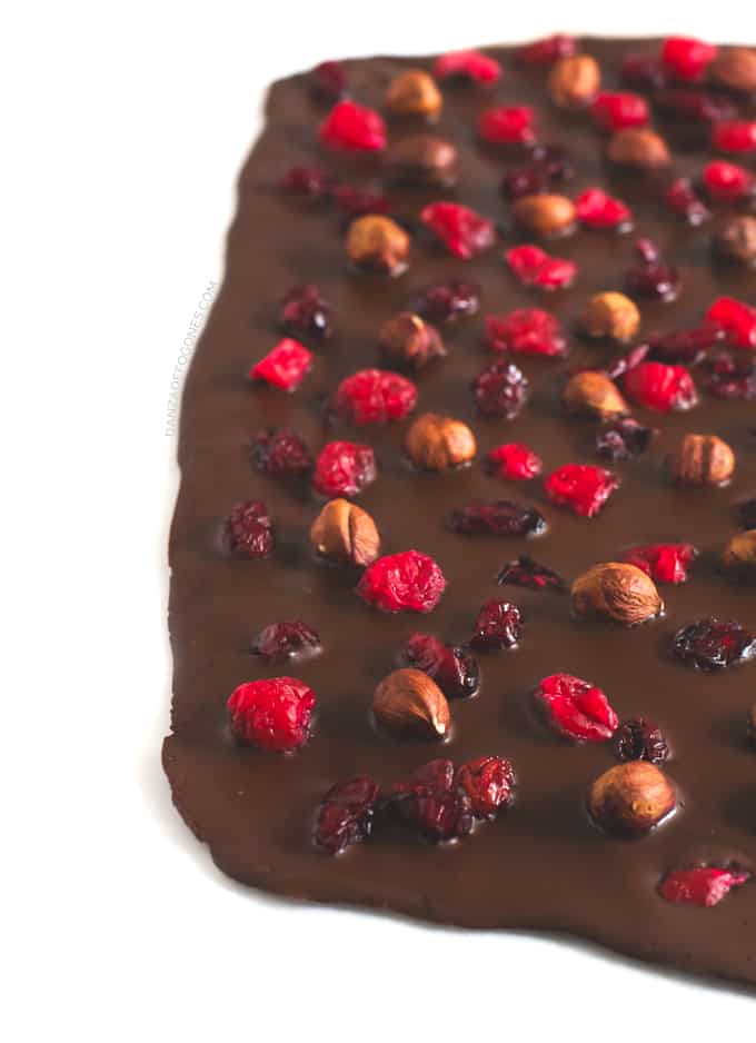 Tableta de Chocolate con Avellanas y Frutas Secas