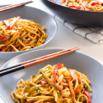 Noodles veganos con verduras | danzadefogones.com #danzadefogones