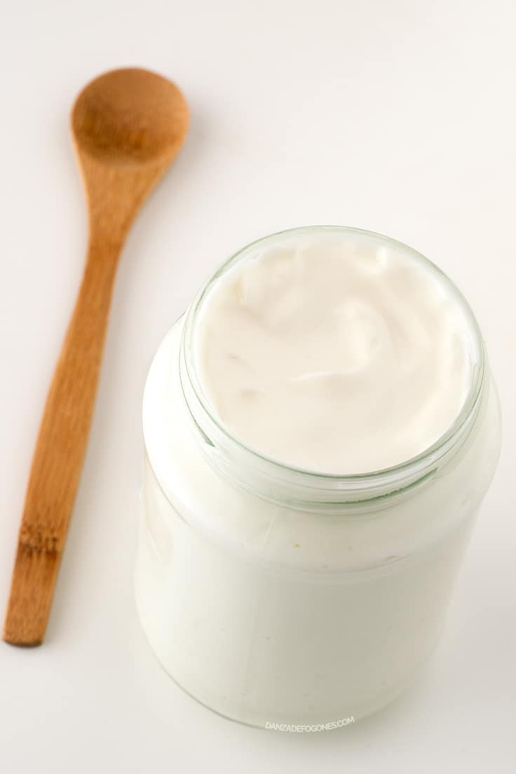 Mayonesa con leche sin aceite