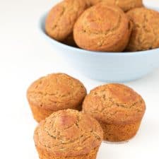 Muffins de calabacín veganos y sin gluten | danzadefogones.com #vegano #vegan