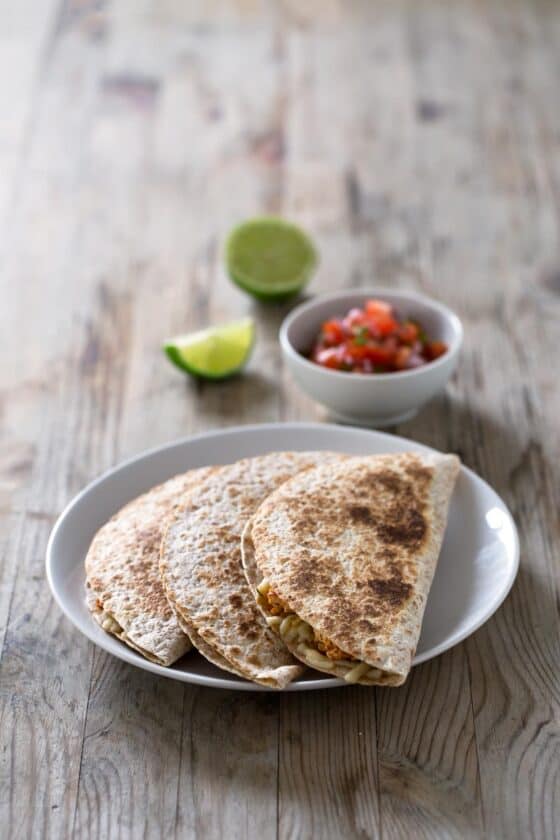 Quesadillas Veganas Danza de Fogones
