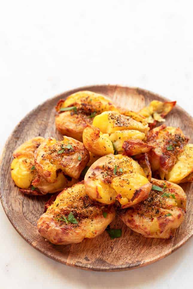 Patatas al Horno Aplastadas