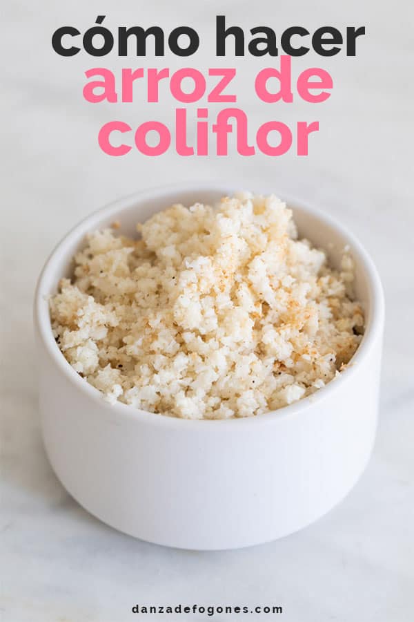 Arroz de coliflor danza de fogones