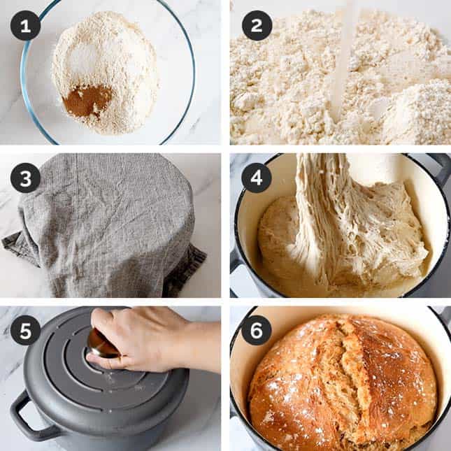 Fotos paso a paso de cómo hacer pan casero