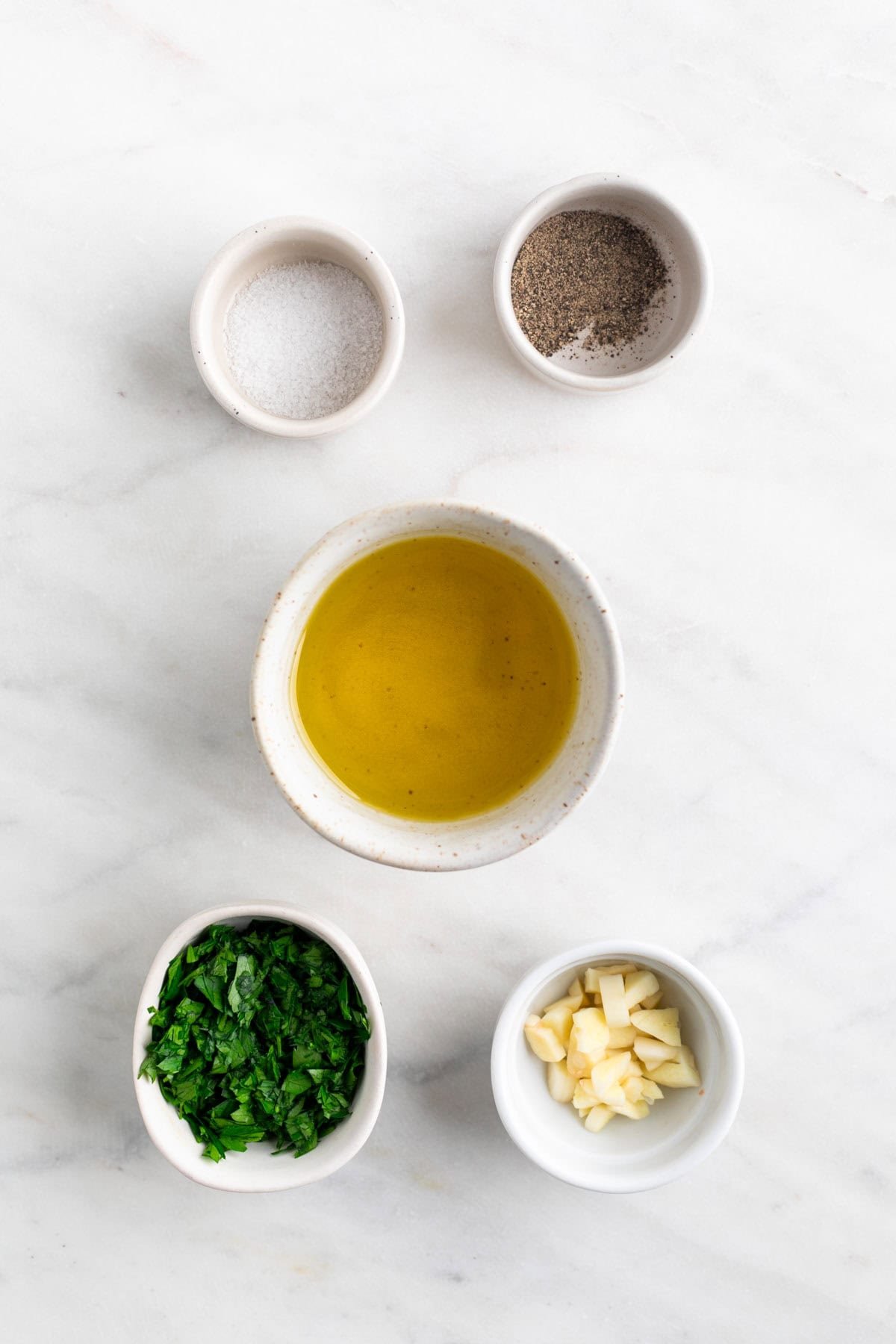 Ingredientes para hacer verduras asadas.